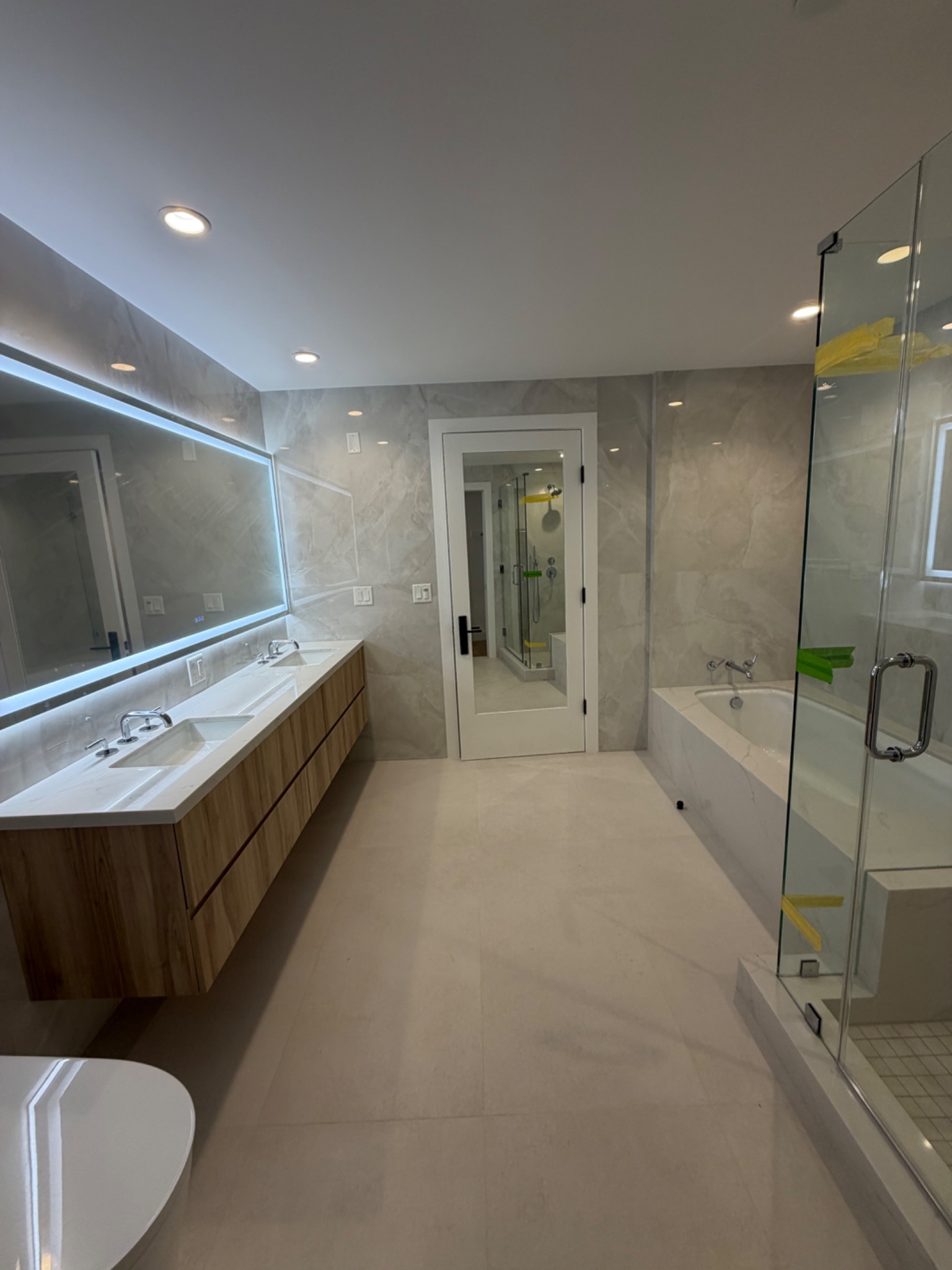 Luxury bathroom renovation in Beverly Hills